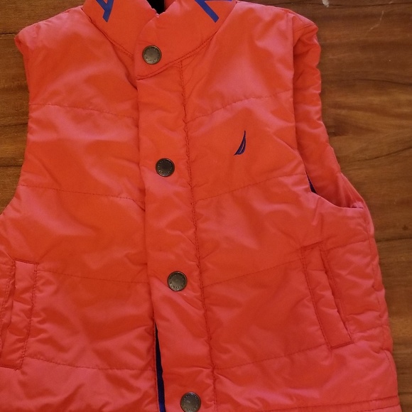 Nautica Orange Puff Vest 12 months - Picture 1 of 4
